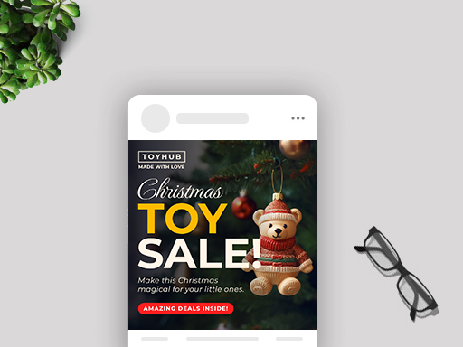 Christmas Square Video Templates