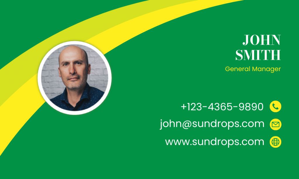Solar Energy Business Card Solar Energy Business Card